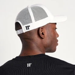 11 Degrees Trucker Cap High Build Logo – White -11 Degrees Store 13193357 1154882983189087