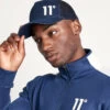 11 Degrees Trucker Cap High Build Logo – Navy