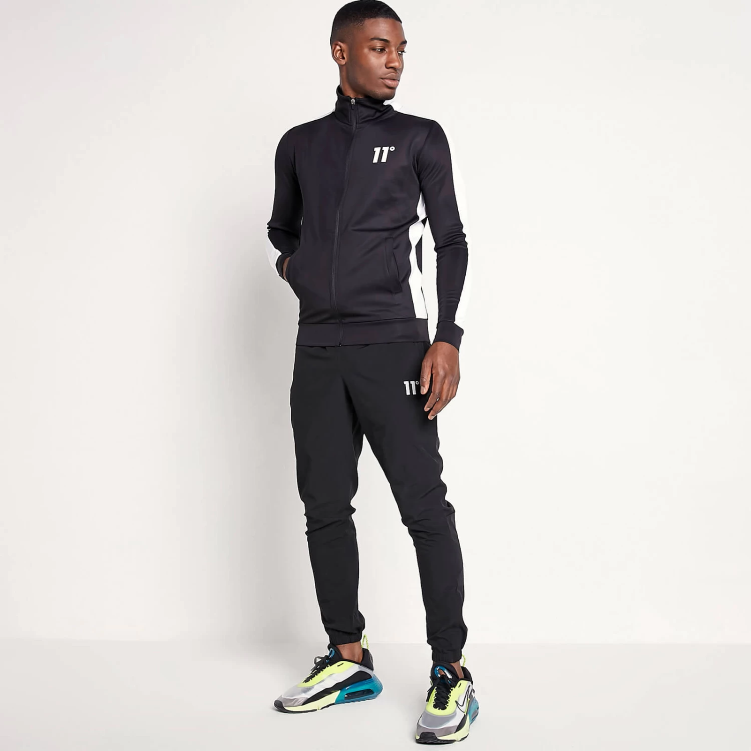 CORE Track Top – Black / White 6 CORE Track Top – Black / White - Image 6