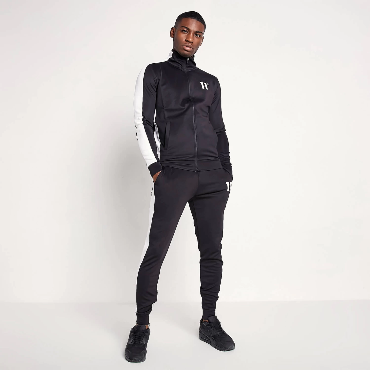 CORE Track Top – Black / White 4 CORE Track Top – Black / White - Image 4