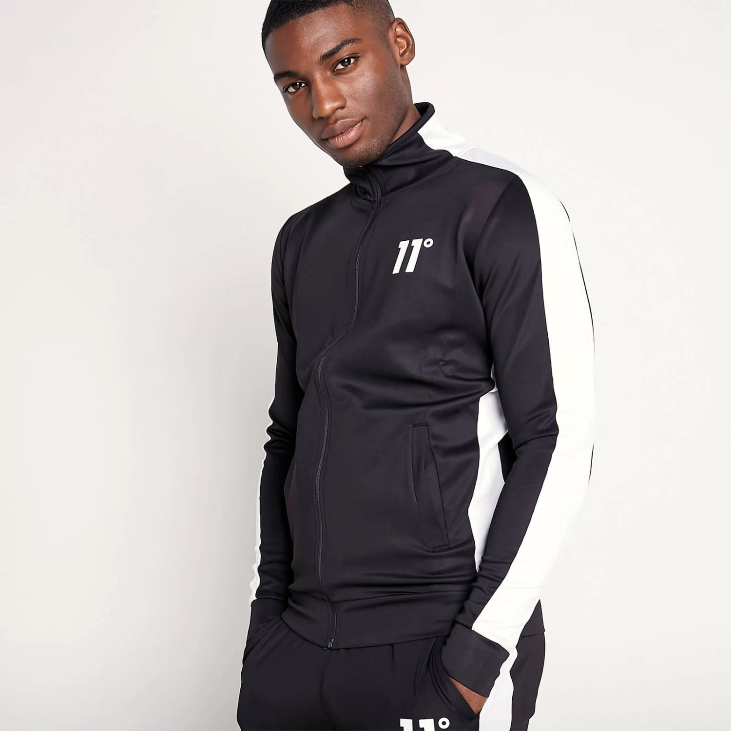 CORE Track Top – Black / White 1 CORE Track Top – Black / White