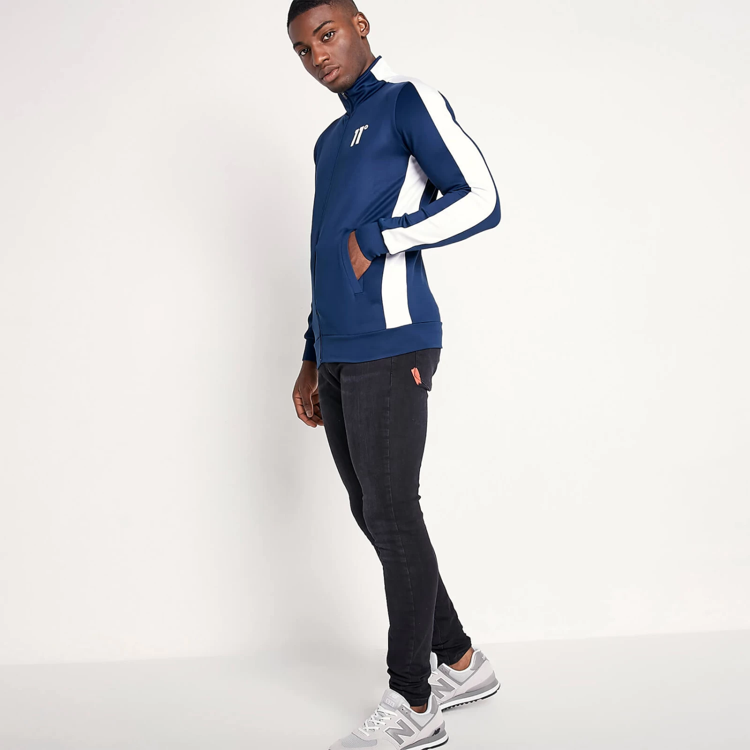 CORE Track Top – Insignia / White 6 CORE Track Top – Insignia / White - Image 6