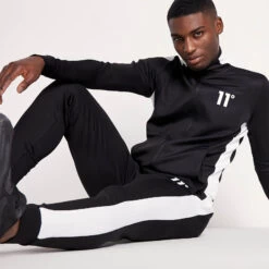 CORE Track Pants – Black / White