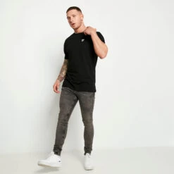 11 Degrees 3 Pack Essential Muscle Fit Short Sleeve T-Shirts – Black / White / Grey Marl 8 11 Degrees 3 Pack Essential Muscle Fit Short Sleeve T-Shirts – Black / White / Grey Marl -11 Degrees Store 13196623 1984936332431295