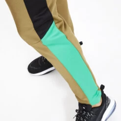 11 Degrees Fahrenheit Colour Block Poly Track Pants – Black / Green / Bright Green -11 Degrees Store 13197104 1334883700697401