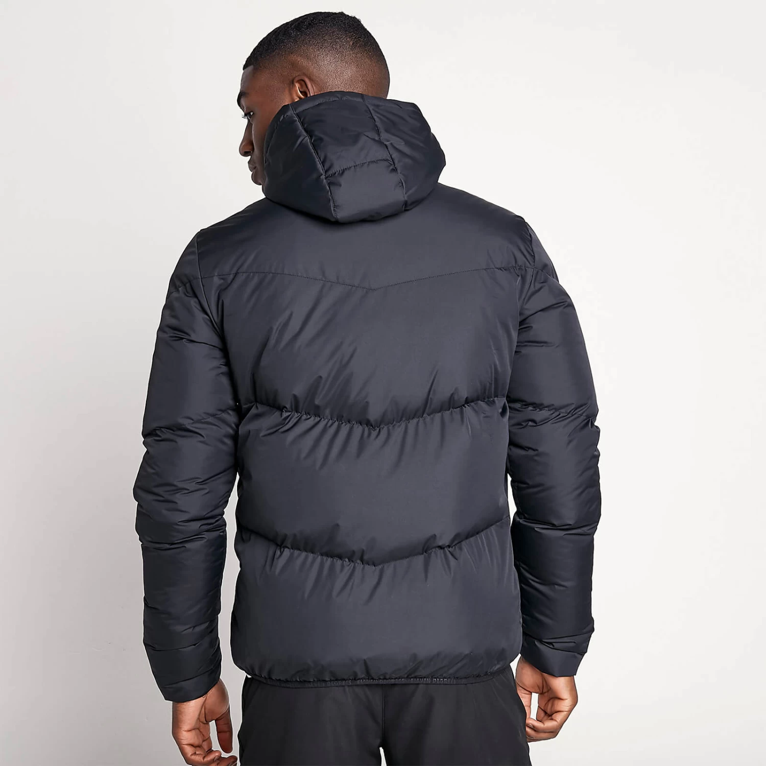11 Degrees Large Panel Puffer Jacket – Black 3 11 Degrees Large Panel Puffer Jacket – Black - Image 3