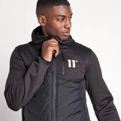 11 Degrees Trek Hybrid Jacket – Black