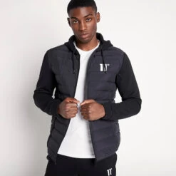 11 Degrees Hybrid Space Jacket – Black