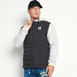 11 Degrees Hybrid Space Jacket – Black / Tornado Marl