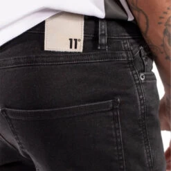 11 Degrees Sustainable Stretch Jeans Skinny Fit – Washed Black -11 Degrees Store 13200929 1004884563235840