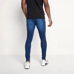 11 Degrees Sustainable Stretch Jeans Skinny Fit – Mid Blue Wash -11 Degrees Store 13200943 2104883817673434