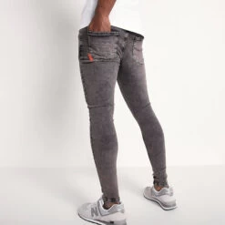 11 Degrees Sustainable Stretch Jeans Skinny Fit – Grey Wash -11 Degrees Store 13200957 8454883818023111
