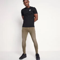 11 Degrees Sustainable Stretch Jeans Skinny Fit – Khaki Wash -11 Degrees Store 13200968 1804883818456383