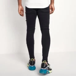 11 Degrees Sustainable Distressed Jeans Skinny Fit – Jet Black Wash 7 11 Degrees Sustainable Distressed Jeans Skinny Fit – Jet Black Wash -11 Degrees Store 13200993 5224880633224158