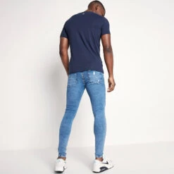 11 Degrees Sustainable Distressed Jeans Skinny Fit – Mid Blue Wash 8 11 Degrees Sustainable Distressed Jeans Skinny Fit – Mid Blue Wash -11 Degrees Store 13201021 1324883819235831