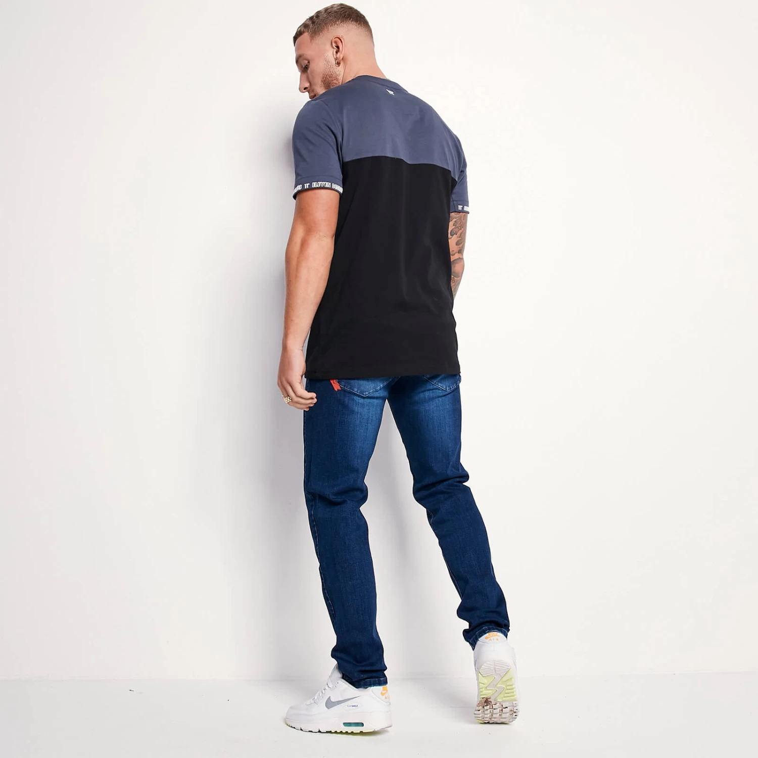 11 Degrees Sustainable Slim Fit Denim Jeans – Mid Blue Wash 3 11 Degrees Sustainable Slim Fit Denim Jeans – Mid Blue Wash - Image 3