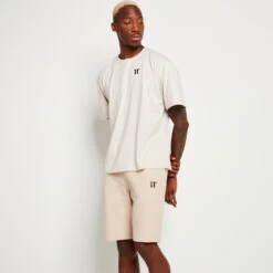 11 Degrees Oversized Flight Shorts – Stone