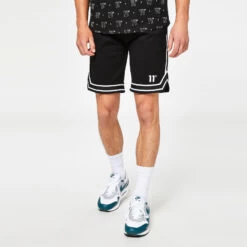 11 Degrees Taped Shorts – Black