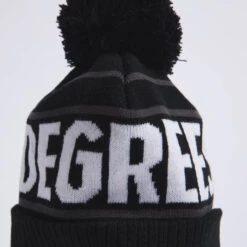 11 Degrees Branded Bobble Hat – Black/White/Charcoal -11 Degrees Store 13834213 1045004002298627