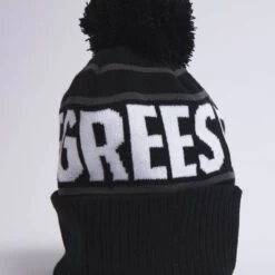 11 Degrees Branded Bobble Hat – Black/White/Charcoal -11 Degrees Store 13834213 1065004002367789