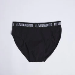 11 Degrees 3 Pack Briefs – Black/Black/Black