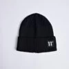 11 Degrees Knitted Beanie – Black