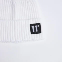 11 Degrees Knitted Beanie – White -11 Degrees Store 13834349 8945004003104904