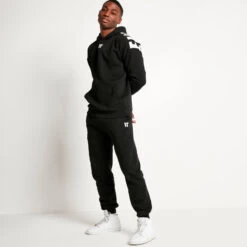 11 Degrees Men's Large Logo Oversized Joggers - Black -11 Degrees Store 13910309 2934986330216021