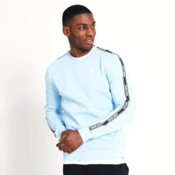 11 Degrees Taped Sweatshirt - Cerulean Blue