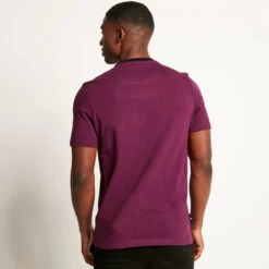 Cut And Sew Short Sleeve T-Shirt – Plum Purple/Black/Limeade 7 Cut And Sew Short Sleeve T-Shirt – Plum Purple/Black/Limeade -11 Degrees Store 13978047 6264996710629148