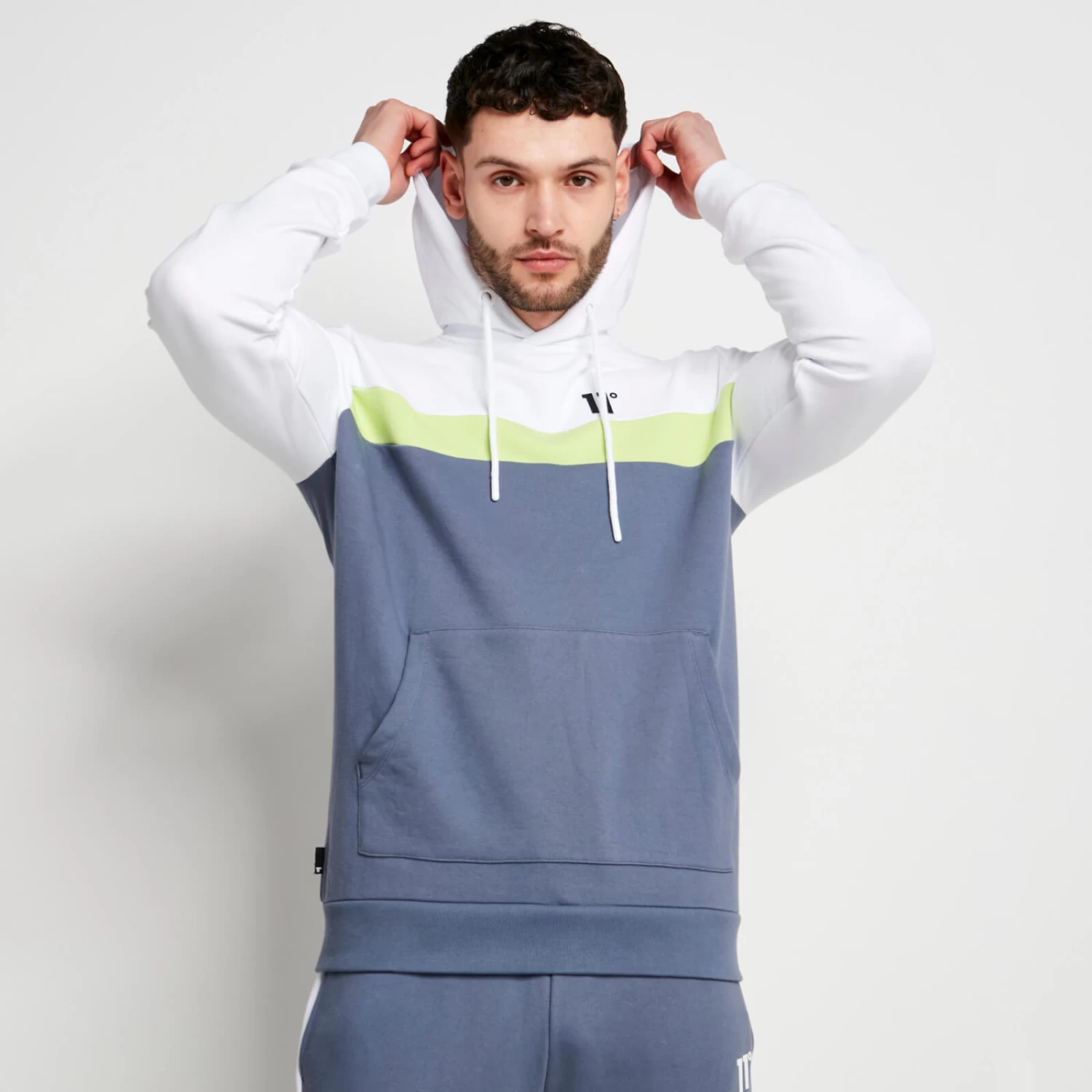 PLAY HARD Hoodie – Twister Grey / White / Sharp Green 1 PLAY HARD Hoodie – Twister Grey / White / Sharp Green