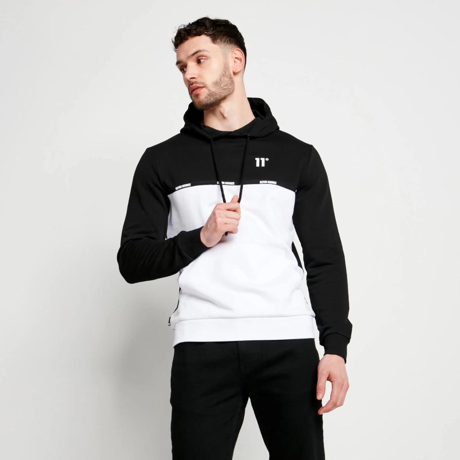 ENERGY Hoodie – Black/ White 2 ENERGY Hoodie – Black/ White - Image 2