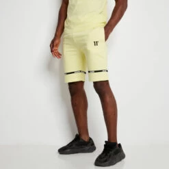 PLAY HARD Shorts – Yellow Sherbet