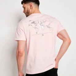 GLOBAL T-Shirt – Light Pink -11 Degrees Store 14008276 1755037175981371