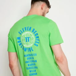 WORLDWIDE X T-Shirt – Jade Green 9 WORLDWIDE X T-Shirt – Jade Green -11 Degrees Store 14008297 7385037177014223
