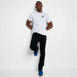STRIPE V T-Shirt – White 7 STRIPE V T-Shirt – White -11 Degrees Store 14008304 4385037184276665