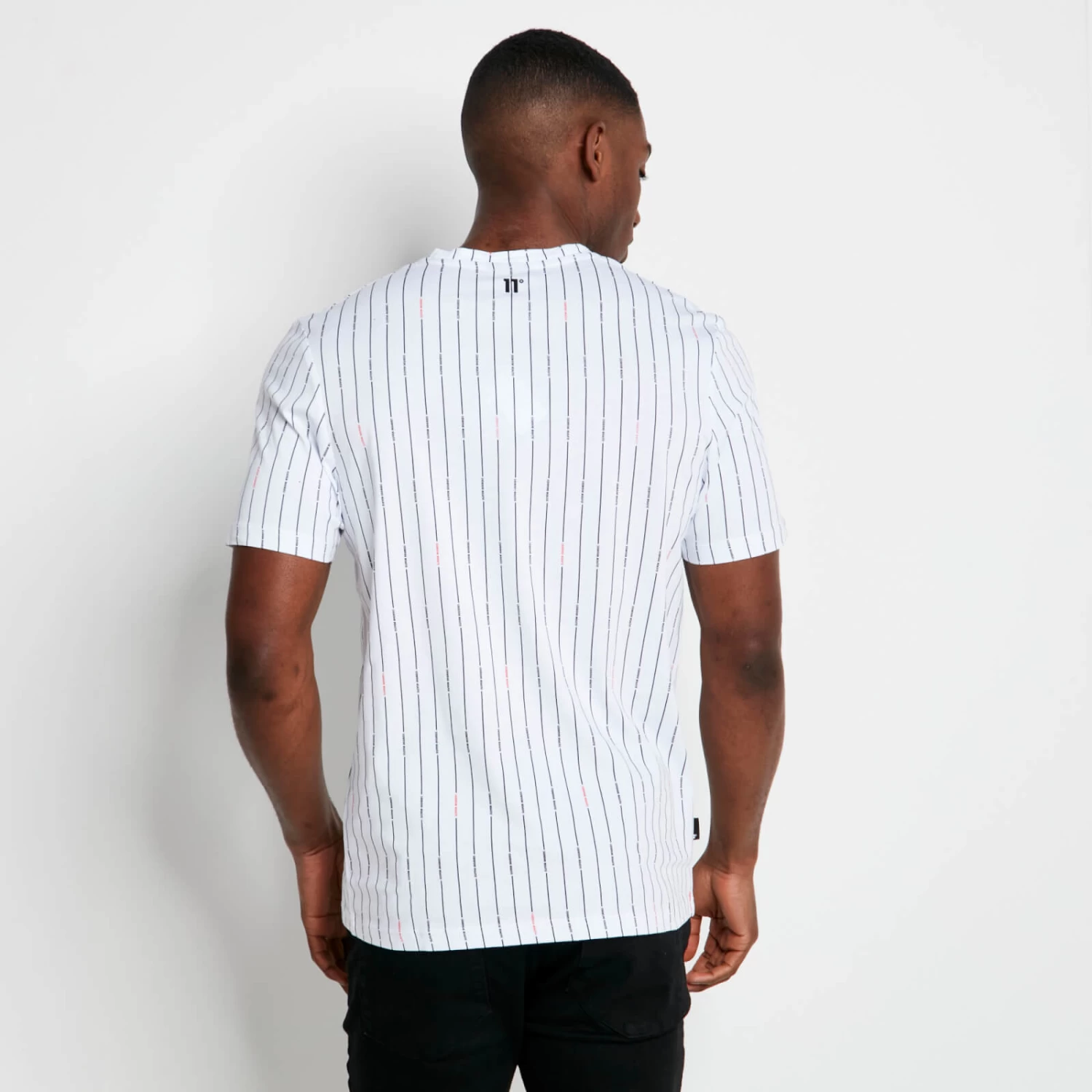 STRIPE V T-Shirt – White 3 STRIPE V T-Shirt – White - Image 3