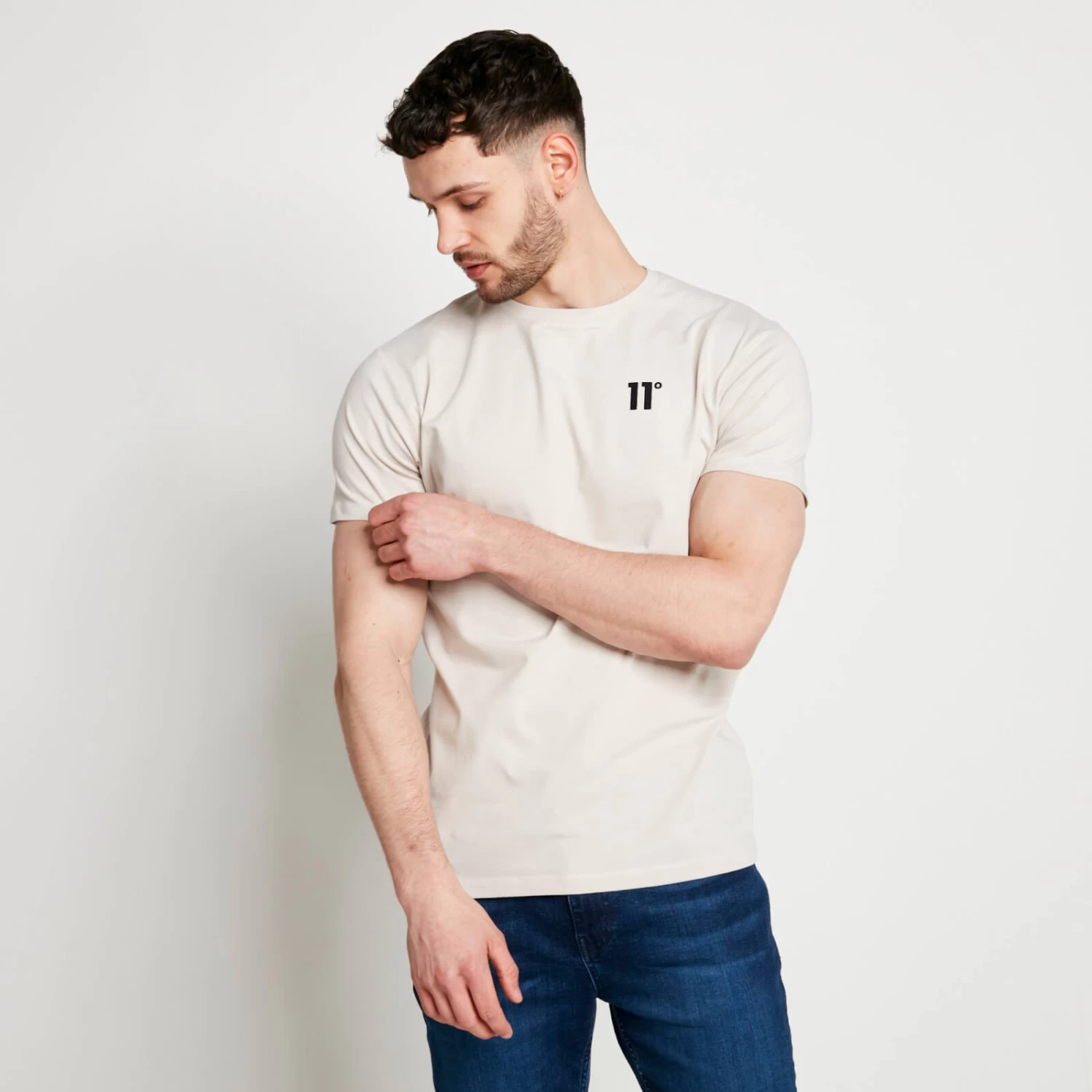 CORE Muscle Fit T-Shirt – Stone 2 CORE Muscle Fit T-Shirt – Stone - Image 2