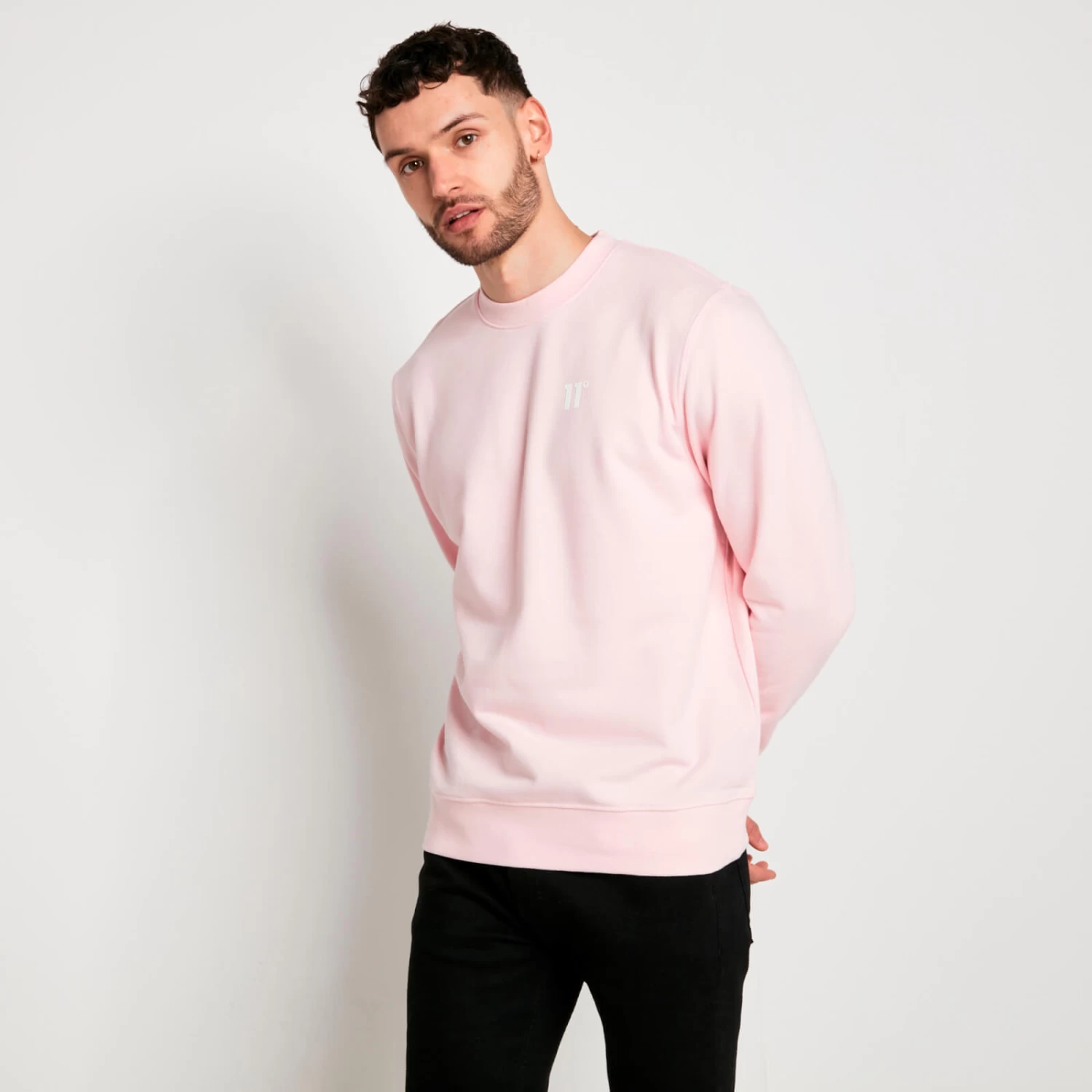 CORE Sweatshirt – Light Pink 2 CORE Sweatshirt – Light Pink - Image 2
