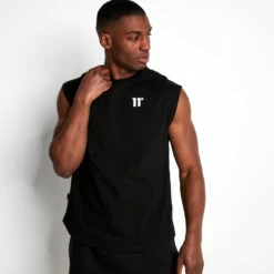CORE Cut-Off T-Shirt – Black