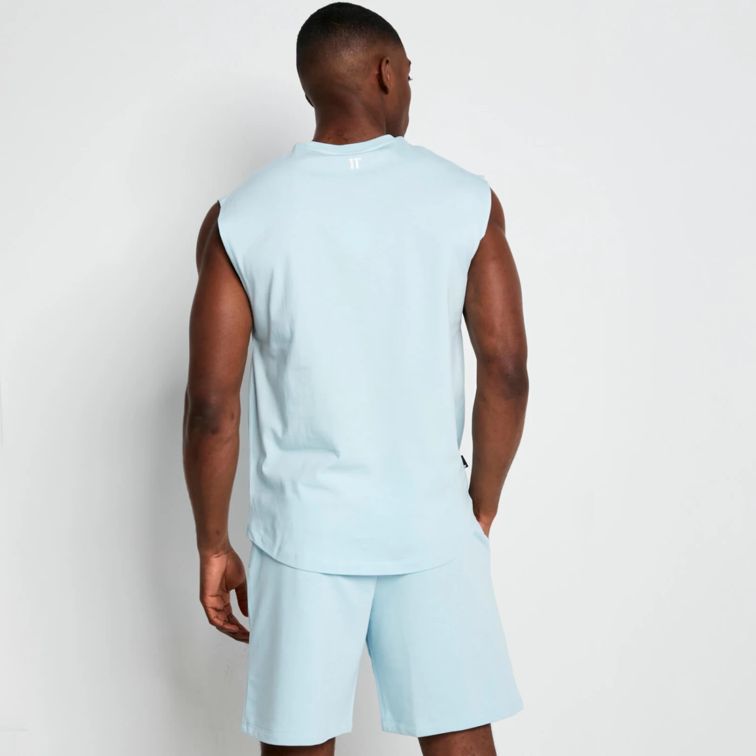 CORE Cut-Off T-Shirt – Light Blue 3 CORE Cut-Off T-Shirt – Light Blue - Image 3
