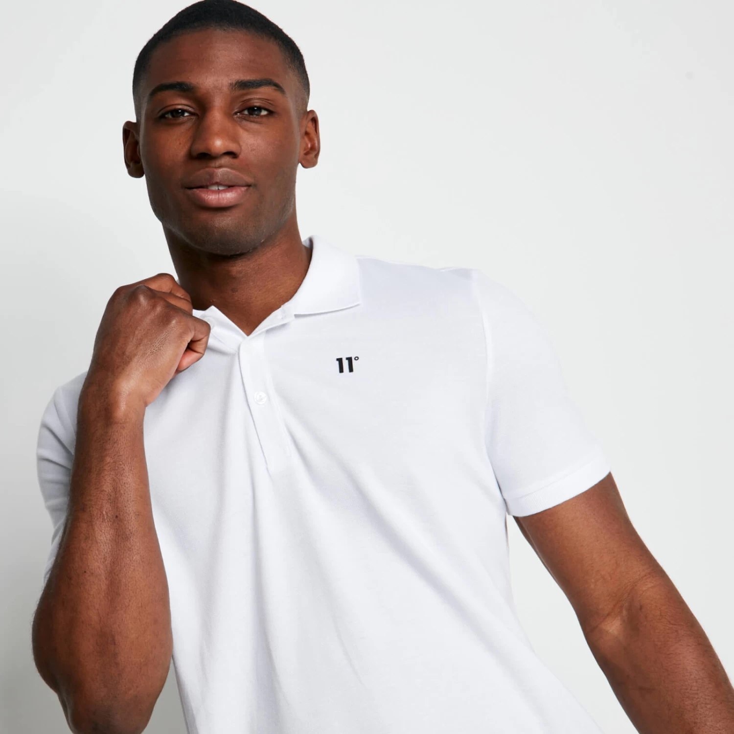 CORE Polo Shirt – White 2 CORE Polo Shirt – White - Image 2