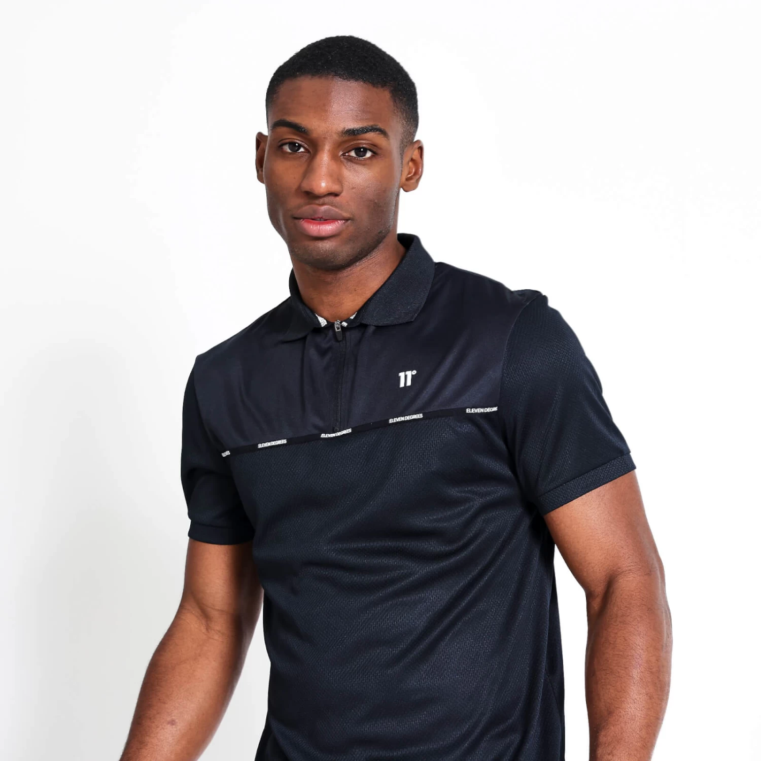 GOLF Polo Shirt – Black 3 GOLF Polo Shirt – Black - Image 3