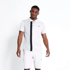 GOLF Polo Shirt – Vapour Grey/ White/ Black