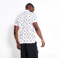 GOLF Polo Shirt – White/ Raspberry Pink -11 Degrees Store 14008631 4655040783540183