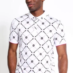 GOLF Polo Shirt – White/ Raspberry Pink -11 Degrees Store 14008631 5465040783590619