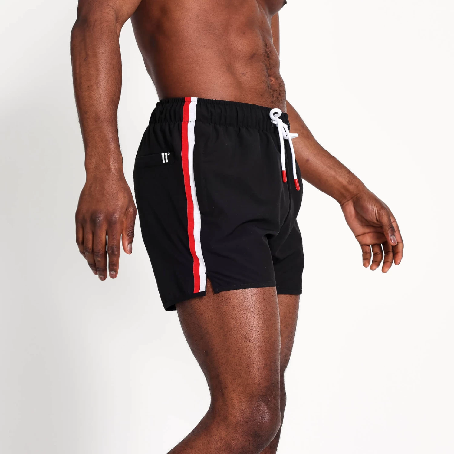 TWIN HEAT Swim Shorts – Black 4 TWIN HEAT Swim Shorts – Black - Image 4