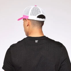 11 Degrees Trucker Cap - Neon Pink Glo / White -11 Degrees Store 14511536 1555062075584084