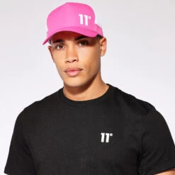 11 Degrees Trucker Cap - Neon Pink Glo / White