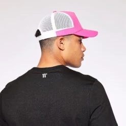 11 Degrees Trucker Cap - Neon Pink Glo / White -11 Degrees Store 14511536 6495062075676781